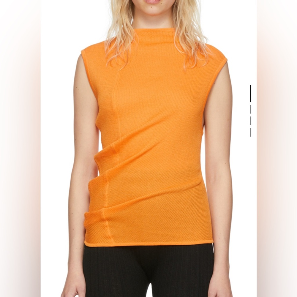 SYSTEM high neck sleeveless top